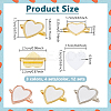 12 Sets 3 Colors Alloy Heat Transfer Watch Band Accessories FIND-NB0005-96A-2