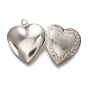Non-Tarnish 316 Stainless Steel Locket Pendants LS-STAS-O135-06P-4