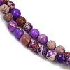 Dyed Natural Regalite/Imperial Jasper/Sea Sediment Jasper Beads Strands G-B124-C04-09-2