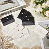 8Pcs 2 Colors Portable Imitation Leather Jewelry Bags for Travel ABAG-SP0001-37-3