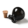 Lucky Bag Shape Glass Cork Bottles Ornament AJEW-A039-02I-3