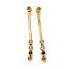 Colorful Rhinestone Dangle Stud Earrings STAS-D089-03G-1