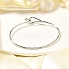 Tarnish Resistant 304 Stainless Steel Bangles STAS-S053-26-3