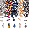 100pcs 5 colors Electroplate Glass Beads EGLA-PH0001-49-1