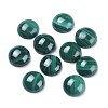 Natural Malachite Cabochons G-R476-01-6mm-1