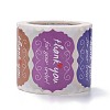 Lace Shape Paper Thank You Stickers LS-DIY-C042-01-2