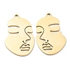 Ion Plating(IP) 304 Stainless Steel Pendants STAS-P276-01C-G-2