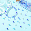 5 Colors Transparent Acrylic Beads MACR-PA0001-03B-01-5