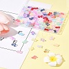 120Pcs 15 Colors Transparent Spray Paint Glass Beads GLAA-FS0002-12B-10