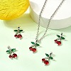 SHEGRACE Brass Cubic Zirconia Charms XGRQ3P816-625P-5