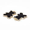 Opaque Resin Pendants PALLOY-P287-07LG-02-3