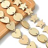 50Pcs Undyed Wood Connector Charms WOOD-FS0001-12B-4