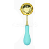 Brass Wax Sticks Melting Spoon AJEW-WH0241-57F-1