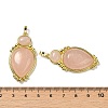 Natural Rose Quartz Pendants G-C096-04G-01-3