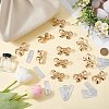12Pcs Bowknot Alloy Decorative Buckles FIND-CP0003-69-4
