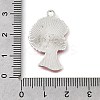 Breast Cancer Pink Awareness Ribbon Theme Alloy Enamel Pendants LS-ENAM-C026-01G-S-3