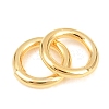Brass Closed Jump Rings KK-D257-01G-07-2