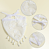 Flower Decor Lace Triangle Bandanas OHAR-WH20005-08A-6
