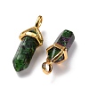 Natural Ruby in Zoisite Pointed Pendants G-K329-47G-3