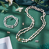 4Pcs 2 Colors Brass Micro Pave Clear Cubic Zirconia Slide Lock Clasps DIY-PH0033-43-4