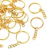 20Pcs Iron Split Key Rings IFIN-YW0003-01G-3