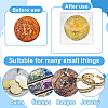 100Pcs 2 Styles Dustproof PVC Commemorative Coin Storage Envelope Bags for Jewelry ABAG-PH0001-49-6