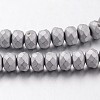 Electroplate Non-magnetic Synthetic Hematite Bead Strands G-F300-48B-F01-1