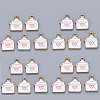 20Pcs Alloy Enamel Pendants ENAM-FP0002-03-2