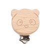 Beech Wood Pacifier Clip AJEW-M015-01C-1