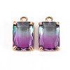 Gradient Color Glass Pendants GLAA-S193-008-A08-2