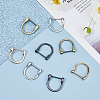 8Pcs 4 Colors Alloy D-Ring Anchor Shackle Clasps FIND-DC0005-59-4
