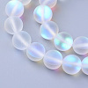 Synthetic Moonstone Beads Strands X-G-R375-12mm-A13-1