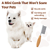 3Pcs Stainless Steel Pet Combs AJEW-FH0005-43-5