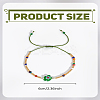 1Pc Glass Seed Beads Braided Bead Bracelets for Women BJEW-LP0002-32A-2