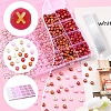 DIY Flat Round with Letter Acrylic Beads Bracelets Making Kits DIY-FS0008-90-2