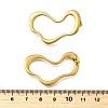 304 Stainless Steel Nuggets Stud Earrings EJEW-U069-01G-3