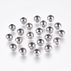Round 304 Stainless Steel Spacer Beads STAS-I050-06-6mm-1