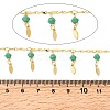 Brass Horse Eye Link Chains KK-D391-03G-3
