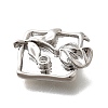 Brass Micro Pave Cubic Zirconia Pendants LS-KK-Q035-16D-P-2