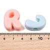 Opaque Acrylic European Beads AC-CBAE09B-06-3