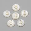 Freshwater Shell Pendants SHEL-Q010-006G-1