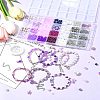 DIY Glass & CCB & ABS Plastic Imitation Pearl Beads Bracelets Mkaing Kits DIY-FS0007-17-10