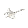 304 Stainless Steel Pendants Manta Ray Charm STAS-K252-18P-2