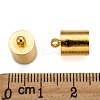 Brass Cord Ends X-KK-D219-12x8-G-3