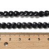 Synthetic Blue Goldstone Beads Strands G-P575-C06-6mm-5