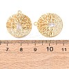 Brass Micro Pave Cubic Zirconia Pendants KK-A284-07G-3
