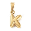 316L Surgical Stainless Steel Charms STAS-G315-01G-K-1