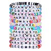 12 Months Polymer Clay & Acrylic Beaded Stretch Bracelet Sets for Women BJEW-SW00142-1