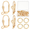 CREATCABIN 50Pcs Brass Leverback Earring Findings DIY-CN0002-22-1