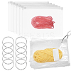 200Pcs EVA Plastic Packing Resealable Bags ABAG-PH0001-80-1